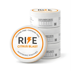 Rise Pouches – Citrus Flavor (15 per can)